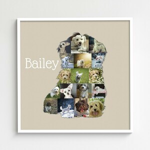 Create Your Personalized Havanese Photo Silhouette Collage Keepsake