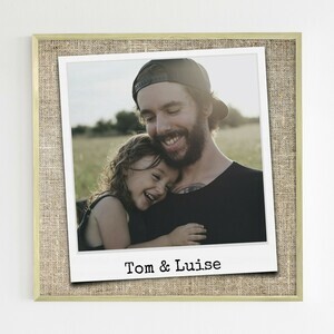 Capture Family Memories: Personalize Your Polaroid-Style Poster