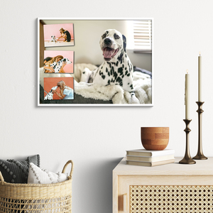 Create Your XXL Alu-Dibond Dog Collage - Personalize & Cherish Forever