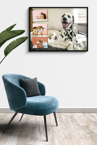 Create Your XXL Alu-Dibond Dog Collage - Personalize & Cherish Forever