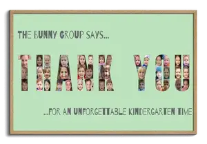 Create a "Thank You" Photo Collage for a Memorable Kindergarten Farewell