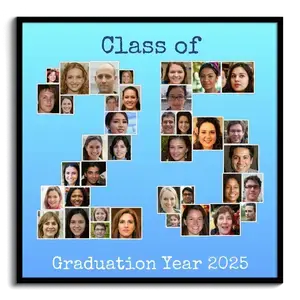 Year-in-Photos Collage: Create Your Personalized Graduation Gift & Memory
