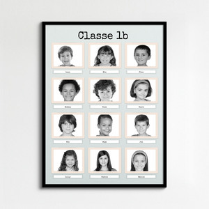 Collage Photo Rétro Enfants Personnalisée Collage Photo Rétro Enfants Personnalisée