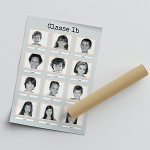 Collage Photo Rétro Enfants Personnalisée Collage Photo Rétro Enfants Personnalisée