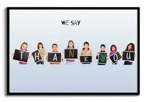 Create a "Thanks" Kids Collage - Personalize for Teachers & Classrooms
