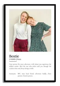 Create a Personalized 'Bestie' Definition Poster with Your Photos