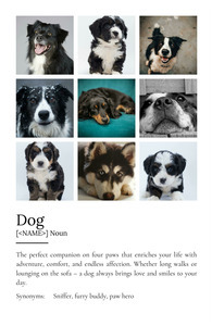Personalize Your Dog Definition Poster – Cherish Every Adventure & Smile