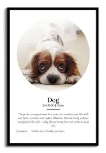 Personalize Your Dog Definition Poster – Cherish Every Adventure & Smile