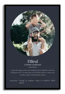 Créez une affiche définition personnalisée pour votre filleul dès maintenant