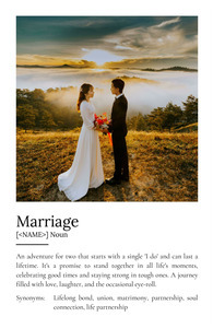 Personalize Your Marriage Definition Poster with Photos