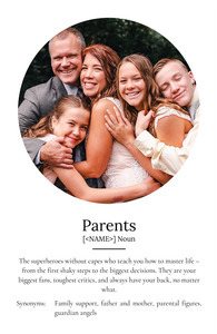Create Your Personalized Parent Definition Poster – A Unique Gift