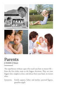 Create Your Personalized Parent Definition Poster – A Unique Gift