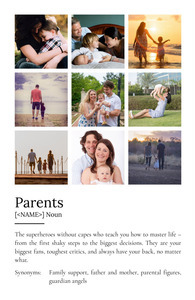 Create Your Personalized Parent Definition Poster – A Unique Gift