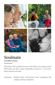 Create Your Own Soulmate Definition Poster – Personalize with Photos and Text