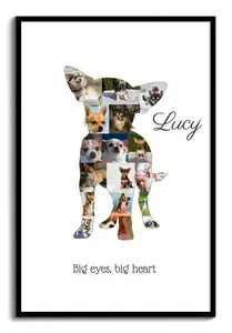 Create Your Unique Chihuahua Dog Photo Collage Keepsake
