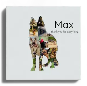 Create Your Own German Shepherd Photo Collage - Personalize Your Memory