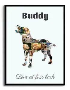Create Your Own Labrador Photo Collage: Personalize with Photos & Text