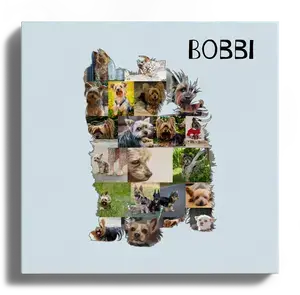 Create Your Own Yorkie Photo Collage: Personalize with Photos and Text