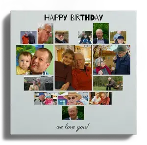Create a Heart Photo Collage Gift for Loved Ones