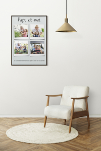 Collage Polaroid personnalisée pour Opa avec texte émouvant - Cadeau unique Collage Polaroid personnalisée pour Opa avec texte émouvant - Cadeau unique