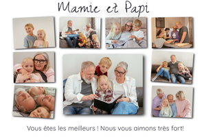 Créez une collage photo pour offrir à vos grands-parents - personnalisable et émouvante Créez une collage photo pour offrir à vos grands-parents - personnalisable et émouvante