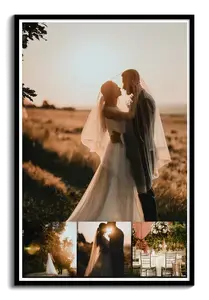 Create a Stunning Wedding Photo Collage: Personalize Your Unique Memory