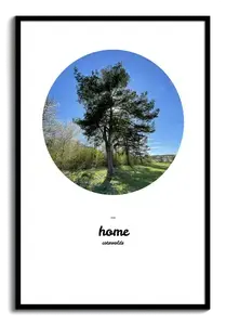 Create Your Stylish 'Heimat' Photo Poster: Personalize with Text & Images!