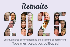 Collage de Retraite Personnalisée avec Photos et Messages Touchants Collage de Retraite Personnalisée avec Photos et Messages Touchants