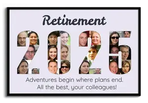 Create a Retirement Photo Collage as a Unique Farewell Gift