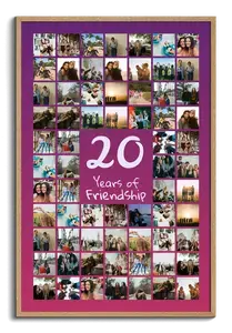 20 Number Photo Collage – Create yours (any number), name, text & 20–80 photos