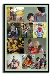 Créez votre poster collage "Toi et Moi" personnalisé avec vos photos familiales