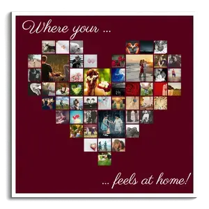Create a Personalized Heart Collage - Capture Your Special Memories