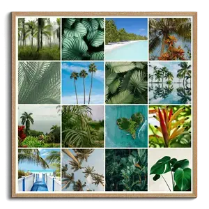 Nature Photo Collage Prints: Create your premium tropical plants, palms & rainforest