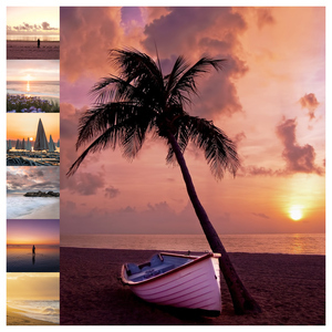 Landscape Photo Collage Print - Design Yours: Beaches, Sunsets, Lakes & Snowy Peaks
