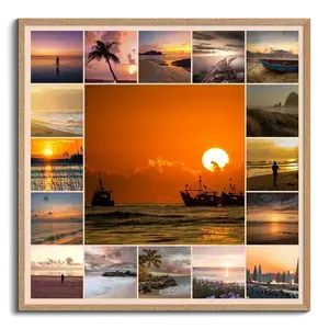 Landscape Photo Collage Print - Design Yours: Beaches, Sunsets, Lakes & Snowy Peaks
