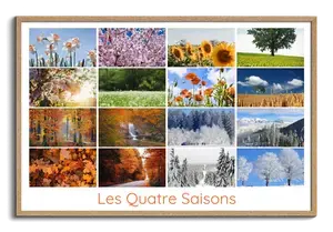Créez votre collage photo Nature, paysages & animaux – 4 saisons, tirage premium
