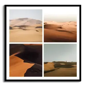 Créez et imprimez votre collage photo nature: dunes, glaciers, grottes de glace