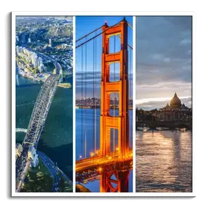 Travel Photo Collage Wall Art: Cities & Landmarks