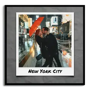 Create Your Travel Photo Collage Wall Art | Polaroid or Photo Strip