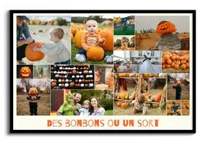 Collages Halloween Personnalisées: Créez vos Souvenirs Effrayants
