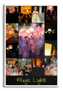 Autumn Lantern Photo Collage - Create your own for St. Martin's Parade with custom text