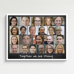 Create Team Spirit Collage for Office Décor and Gifts