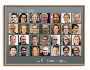 Showcase Your Team: Custom Portrait Collage for Offices & Events