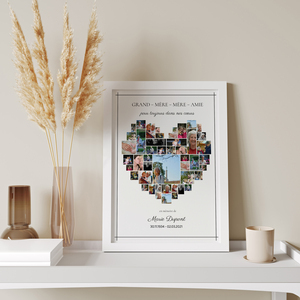 Création Collage Souvenir Cœur : Hommage Personnalisée pour Événements Commemoratifs Création Collage Souvenir Cœur : Hommage Personnalisée pour Événements Commemoratifs