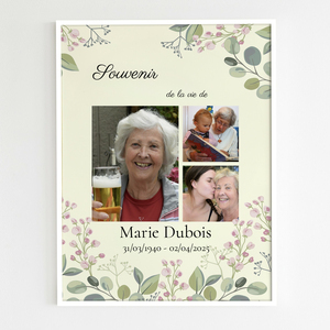Collage Souvenir du Cher sur Toile Premium Collage Souvenir du Cher sur Toile Premium