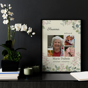 Collage Souvenir du Cher sur Toile Premium Collage Souvenir du Cher sur Toile Premium