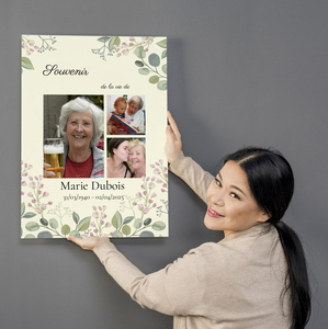 Collage Souvenir du Cher sur Toile Premium Collage Souvenir du Cher sur Toile Premium
