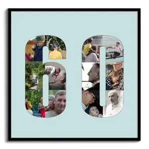 Create a Stunning 60th Birthday Photo Collage Gift