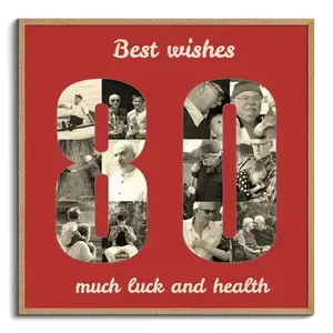 Create a Stunning 80th Birthday Photo Collage with Your Memories Create a Stunning 80th Birthday Photo Collage with Your Memories