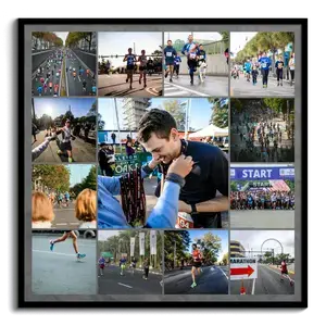 Running Event Photo Collage Template